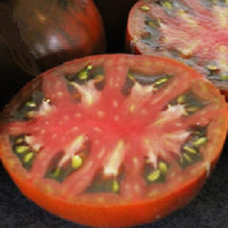 Black russian tomato seeds organic @ sowdiverse.ie